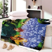 Lion King хвърлете одеяло, цветно покритие на леглото дишащ за деца възрастни рожден ден одеяло подаръци