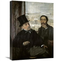 Глобална галерия в. Degas & Evariste de Valernes Art Print - Edgar Degas