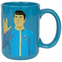Star Trek Oz Spock герой на живо Long & Prosper Ceramic Mug