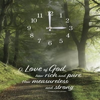 Скъпоценни мелодии часовник - Божията любов с благословение Господ звъни