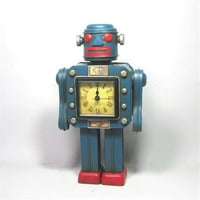 Zaer Rd Retro железен робот настолни часовници