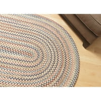 Mopper Grove Coconino Transitional Braided Area Rug Olive 2 '8' Runner 8 'Runner Ivory Oval Oval