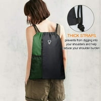 DrawString Backpack Sports Gym Sackpack с мрежести джобове Водоустойчива струнна чанта за жени мъже деца, зелено ， G12241