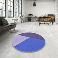 Ahgly Company вътрешен правоъгълник с шарени лилави аметисти лилави килими, 6 '9'