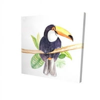 Започнете домашен декор 2080-3232-in In. Toucan-Print on Canvas