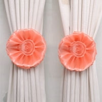 Wendunide Home Textiles Clip-On Flower Tie Backs Backbacks за Voile & Net Panels Panels Wecurtain