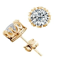 Xinqinghao Fashion Diamond Stud Seabrings for Women Fashion Jewelry Gold