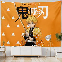 Fnyko demon slayer tapestry anime print wall art tapestry за спалня общежитие хол подарък за нея и него