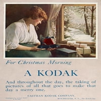 ADS: Kodak Camera, 1914. Поръчка за камерите на Kodak. От списание „Life“, декември 1914 г. Плакатен печат от