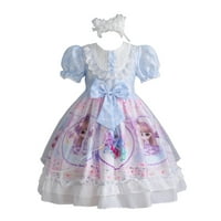 Момиче принцеса Pengpeng Пола детска рокля сватбена рокля Детска рокля Нова
