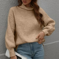 Пуловери пуловери за женски небрежен дълъг ръкав коруша