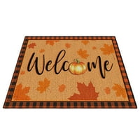 Деня на благодарността на Деня на благодарността 80x домашно есен есен джудже входна врата мат за килим под декорация на постелка