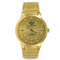 Gold Leaf Inde Dial Executive Classic Men Watch