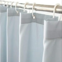 Ombre душ завеси за баня водоустойчива тъкан текстурирани декоративни завеси за баня с куки, сиво