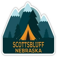 Scottsbluff Nebraska Souvenir Vinyl Decal Sticker Camping Design Design