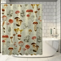 Midsumdr душ завеса облицовка отпечатана душ завеса полиестер водоустойчив и устойчив на мака