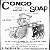 Congo Soap, 1891. Реклама на вестник Nenglis