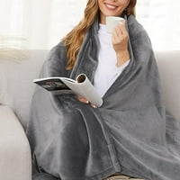 Lomubue електрическо одеяло постоянна температура фланела USB отопляемо плюшено хвърляне на одеяло затопляне нос за дома