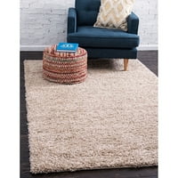 SHAG Laurian Collection Area Rug Taupe - 5'x8 '