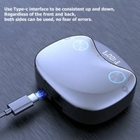 Истински безжични слушалки TWS Bluetooth слушалки Слушалки за анулиране на шумове стерео звукови слушалки 2000mah зареждаща кутия