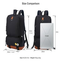 Bzdaisy Death Note Square Backpack - Голям капацитет, множество джобове, пасва на 15 '' лаптоп за деца тийнейджър