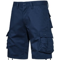 Мъжки товарни къси панталони леки бързи сухи ежедневни къси панталони на открито класическо спокойно прилепване на пешеходни риболовни шорти