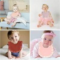 Lap-Rener Drool Cloths Bibs за бебета, виолетово, 0-1 години