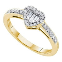 1 6ct-диамантна моден сърдечен пръстен