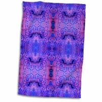 3Drose Purple и Fuchsia tye Pattern - кърпа, от