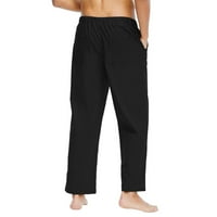Мъжки спално бельо ежедневни панталони еластични талии на плажа йога панталони