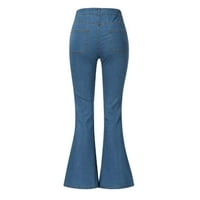 Frehsky дънки за жени Фабрика по поръчка лого капка висока талия тънък участък кльощав молив дами панталони разтегателни дънки b