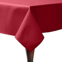 Ultimate Textile Poly -Cotton Twill Square Squecloth - за ресторант и кетъринг, хотел или домашна употреба, червено