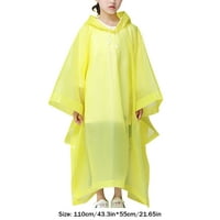 Bxingsfty на открито дъждовно облекло за многократна употреба дъжд ponchos eva дъждовно палто за 6- години деца