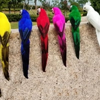 Flmtop изкуствен папагал Животни птици Модел на орнамент Орнамент двор градина декорация