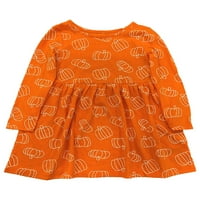 Бебета и малки деца оранжева тиква Хелоуин рокля 4T