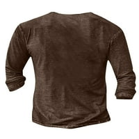 Lumento мъжки тениски с дълъг ръкав блуза v Врат тениска мъже мода основен тройник тънък год