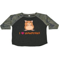 Inktastic I Love Hamsters Gift Toddler Boy или Thddler Girl тениска