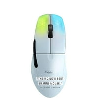 Kone Pro Air Gaming Безжична мишка, Bluetooth ергономична производителност компютърна мишка с 19k DPI оптичен сензор, AIMO RGB осветление и алуминиево колело за превъртане, 100+ часов ж?