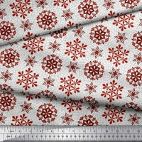Soimoi памучен камбричен плат Снежни люспи цветна отпечатана тъкан двор широк двор