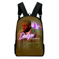 Певица Dadju раници комплекти хип -хоп кросбоди чанта модна чанта с молив