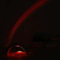 LED сладък дъгов проектор цветен нощен лампа лек подарък деца играчка домашна стая