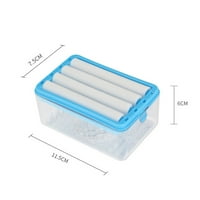 Tuelaly SOAP BO с балончета ръце безплатно прозрачно разглобяемо лесен за почистване на пластмасови ролери в стил притежател на сапун аксесоари за баня