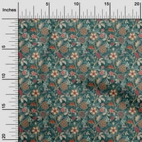 OneOone Cotton Cambric Teal Green Fabric Batik Sewing Craft Projects Fabric щампи по двор