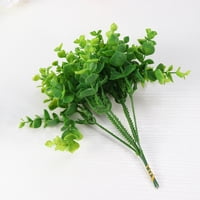Симулирани зелено растение пластмаса фалшиви фалшиви цветя размер зелено