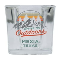 Mexia Texas Разгледайте сувенира на сувенира на базата на алкохол за изстрел на алкохол 4 пакета 4-опаковки